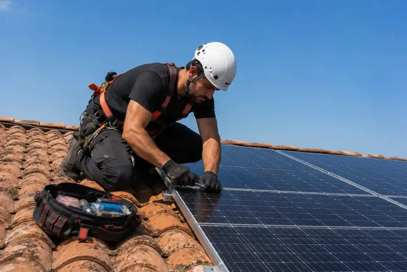 Maintenance et monitoring de panneaux solaires à Condorcet