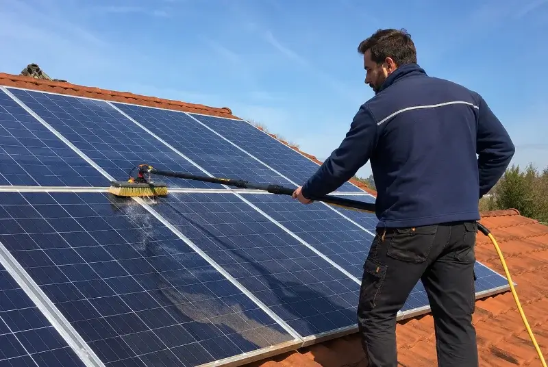 Nettoyage et entretien de panneaux solaires à Condorcet
